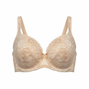 Bali women’s Lace Underwire Bra in Light Beige size 38B NWT